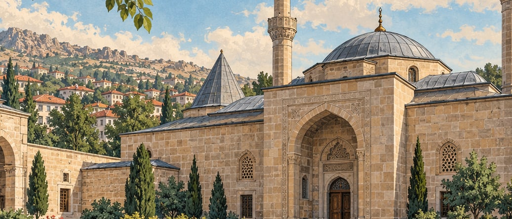 Ahi Evran Zawiya çizimi, Kırşehir