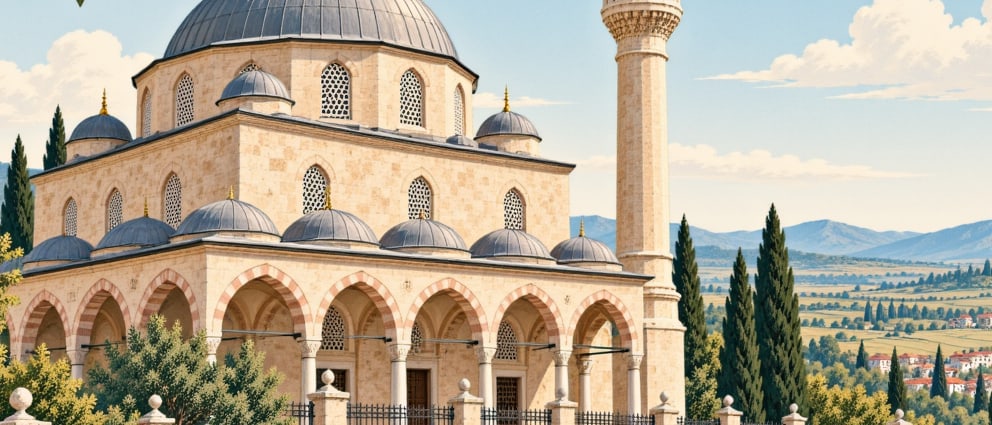 Ahi Musa Masjid and Tomb çizimi, Elazığ