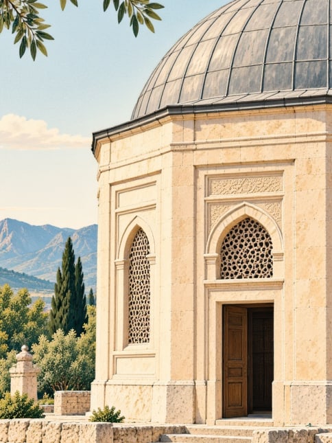 Ilustración: Tumba de Ahi Yusuf, Tokat