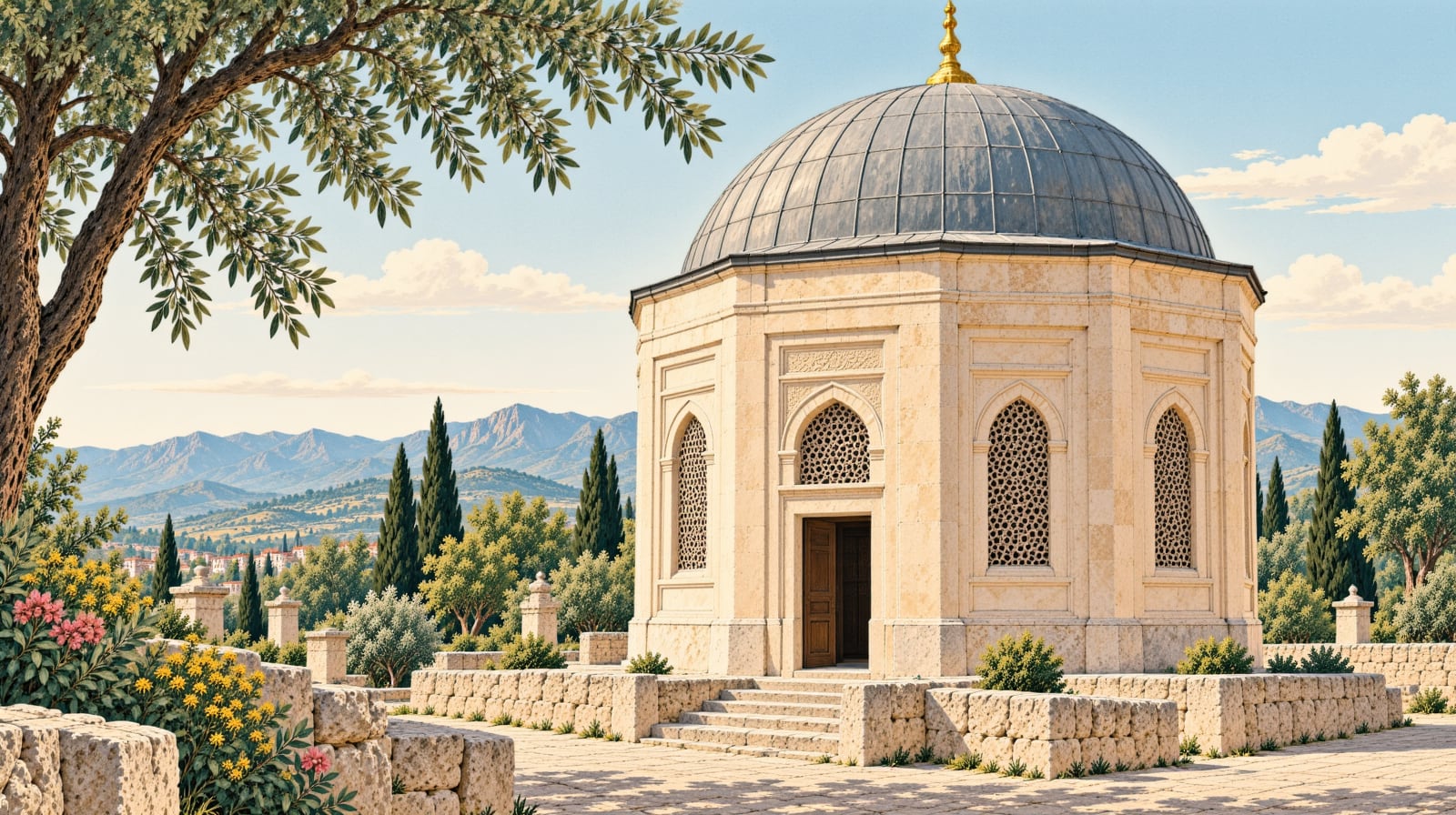 Ahi Yusuf Tomb çizimi, Tokat