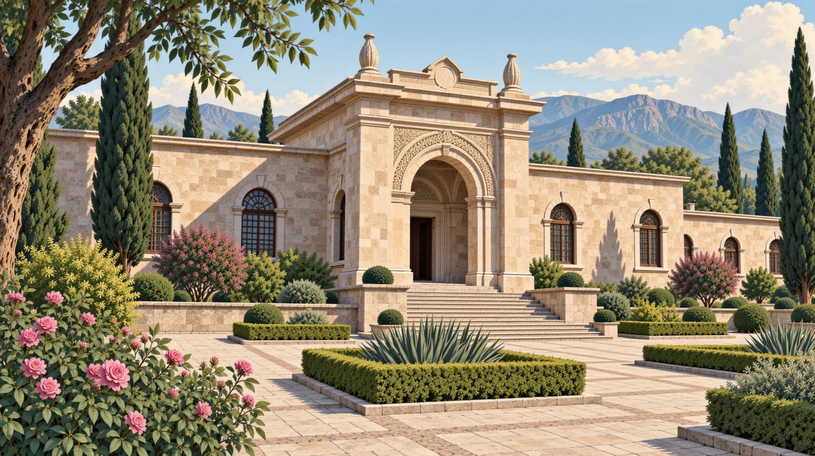 Ahmet Piriştina City Archive and Museum çizimi, İzmir