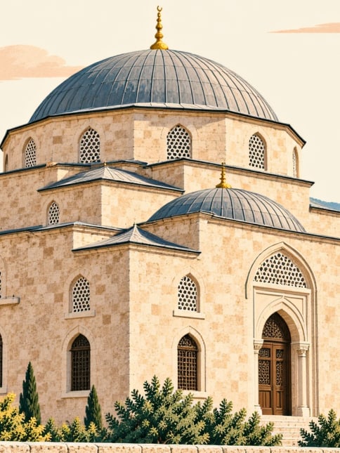 Ilustración: Mezquita de Ahmet Şemsi Paşa, Aydın