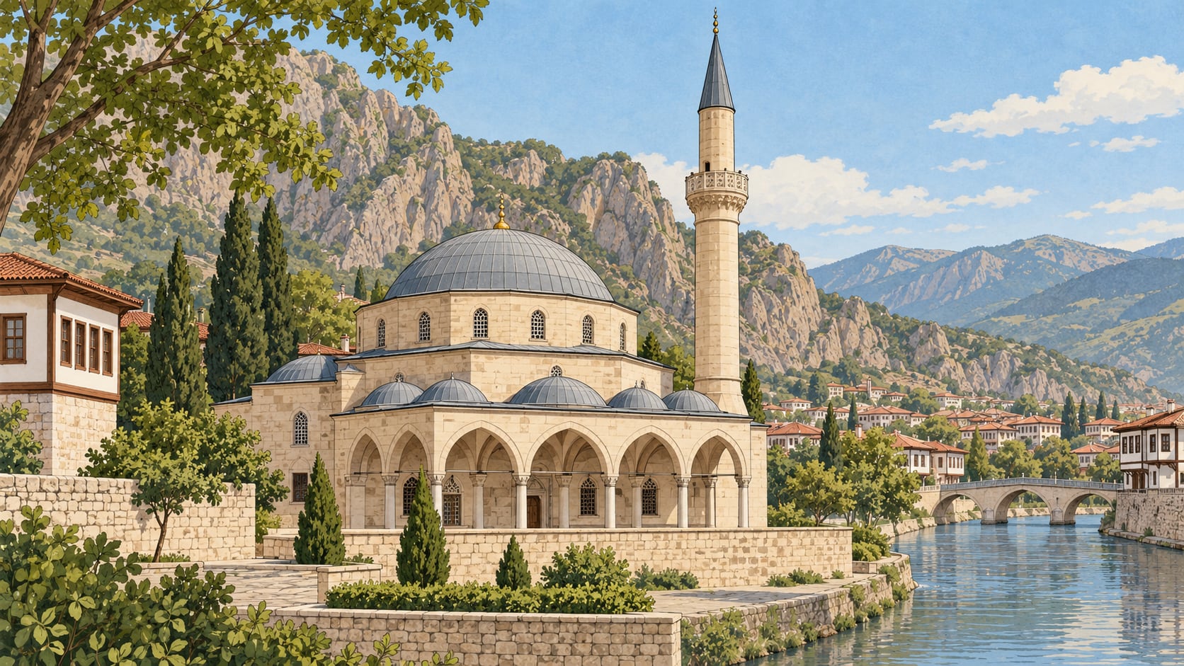 Aidesim Mosaic Basilica çizimi, Kilis