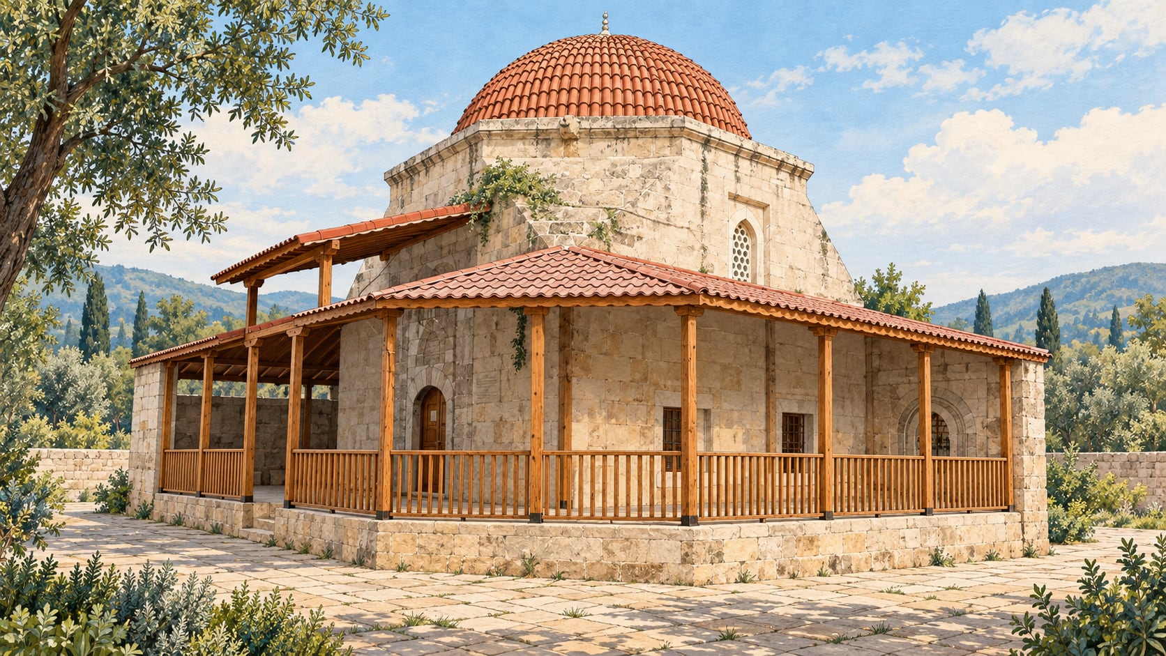 Akça Masjid çizimi, Adana