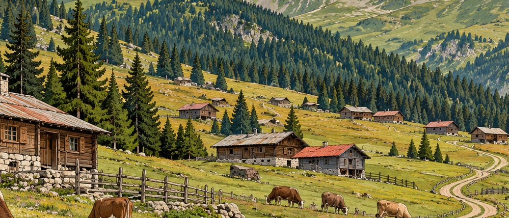 Akçaabat-Karadağ Plateau çizimi, Trabzon
