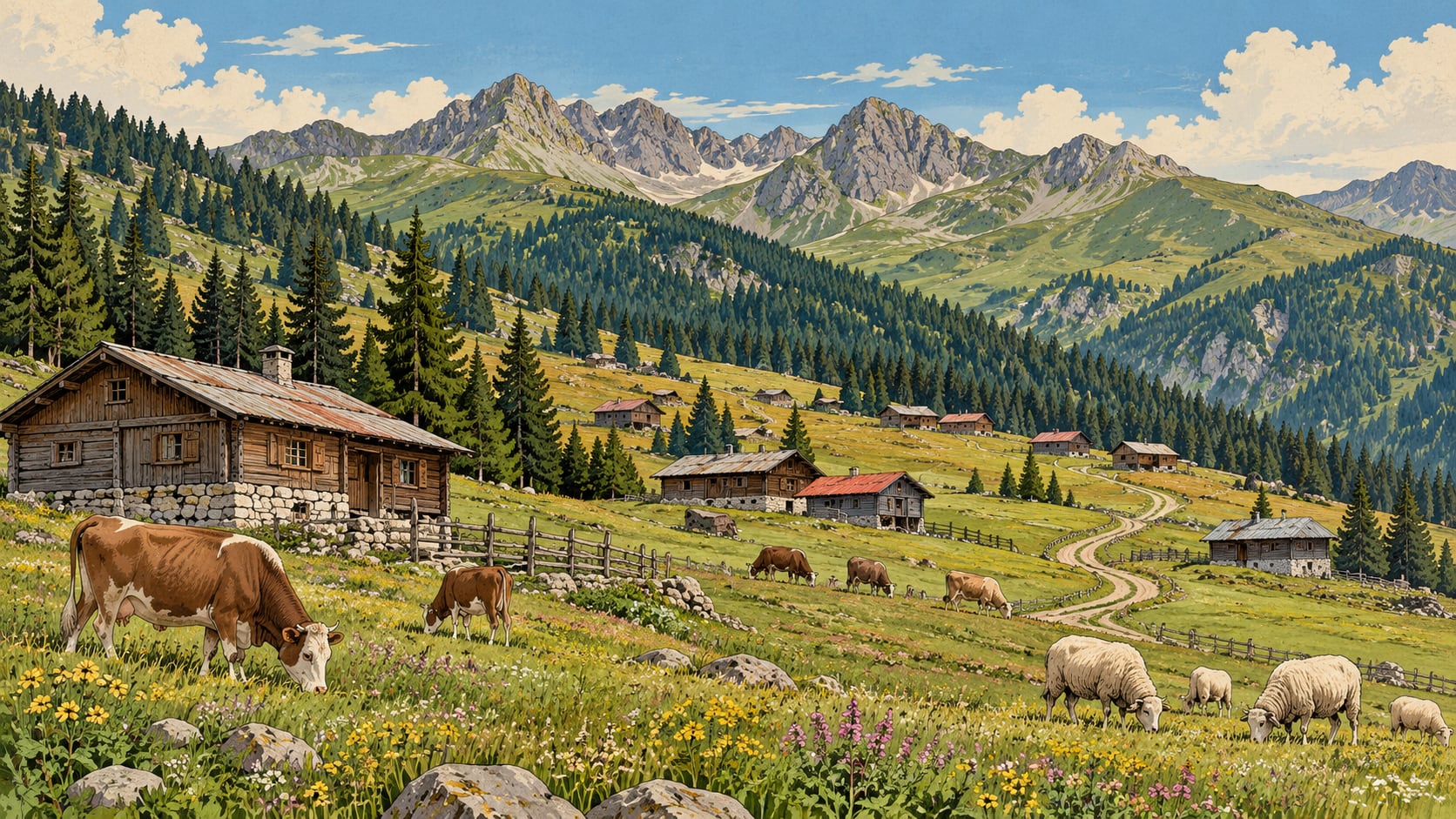 Akçaabat-Karadağ Plateau çizimi, Trabzon