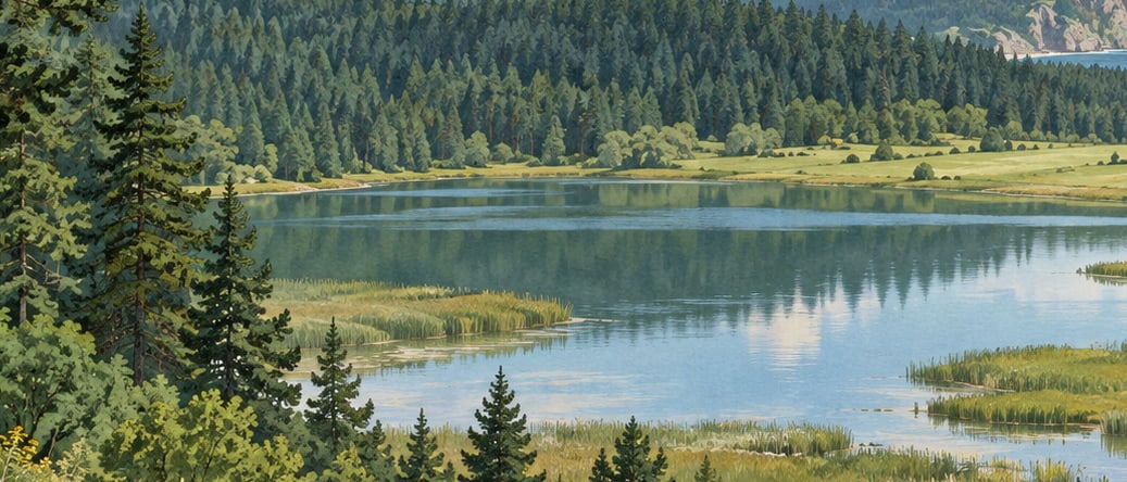 Akgöl Nature Park çizimi, Sinop