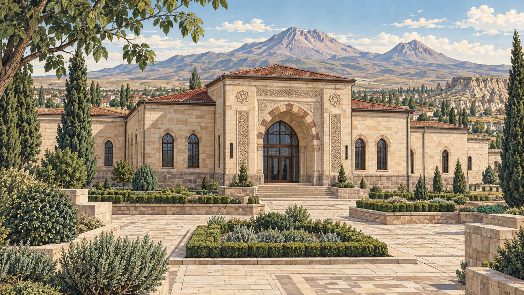 Aksaray Museum çizimi, Aksaray