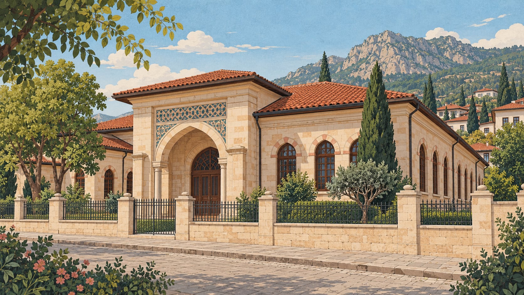 Akşehir Nasreddin Hoca Archaeology and Ethnography Museum çizimi, Konya