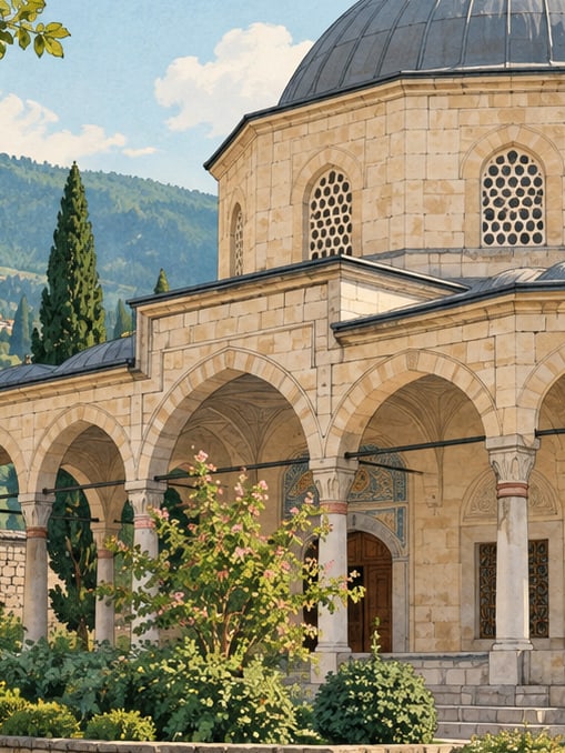 Ilustración: Tumba de Akşemseddin, Bolu