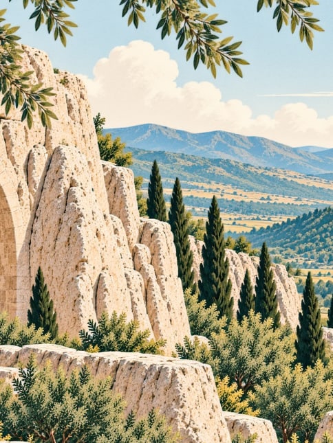 Ilustración: Cueva de Zindan de Aksu, Isparta