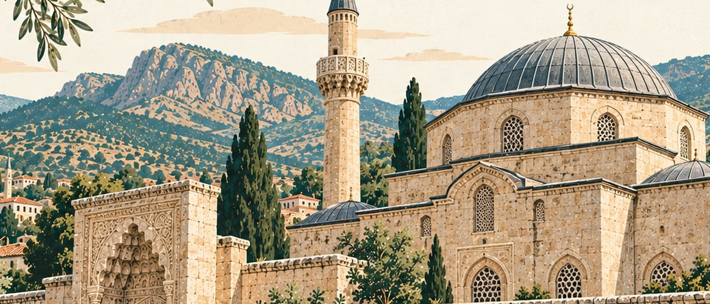 Aktekke Mosque çizimi, Karaman