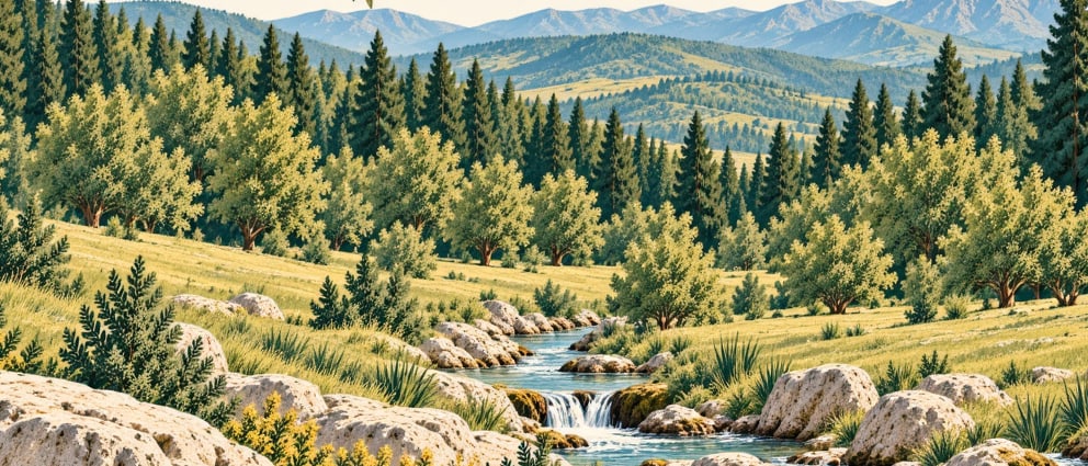 Akyokuş Nature Park çizimi, Konya