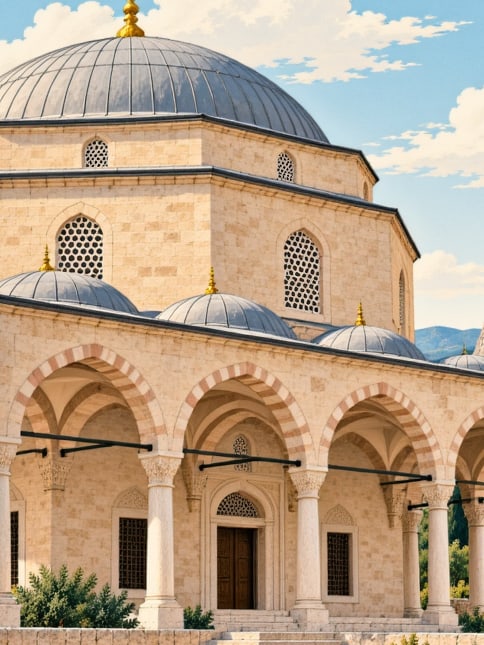 Ilustración: Mezquita Alaaddin, Kırşehir