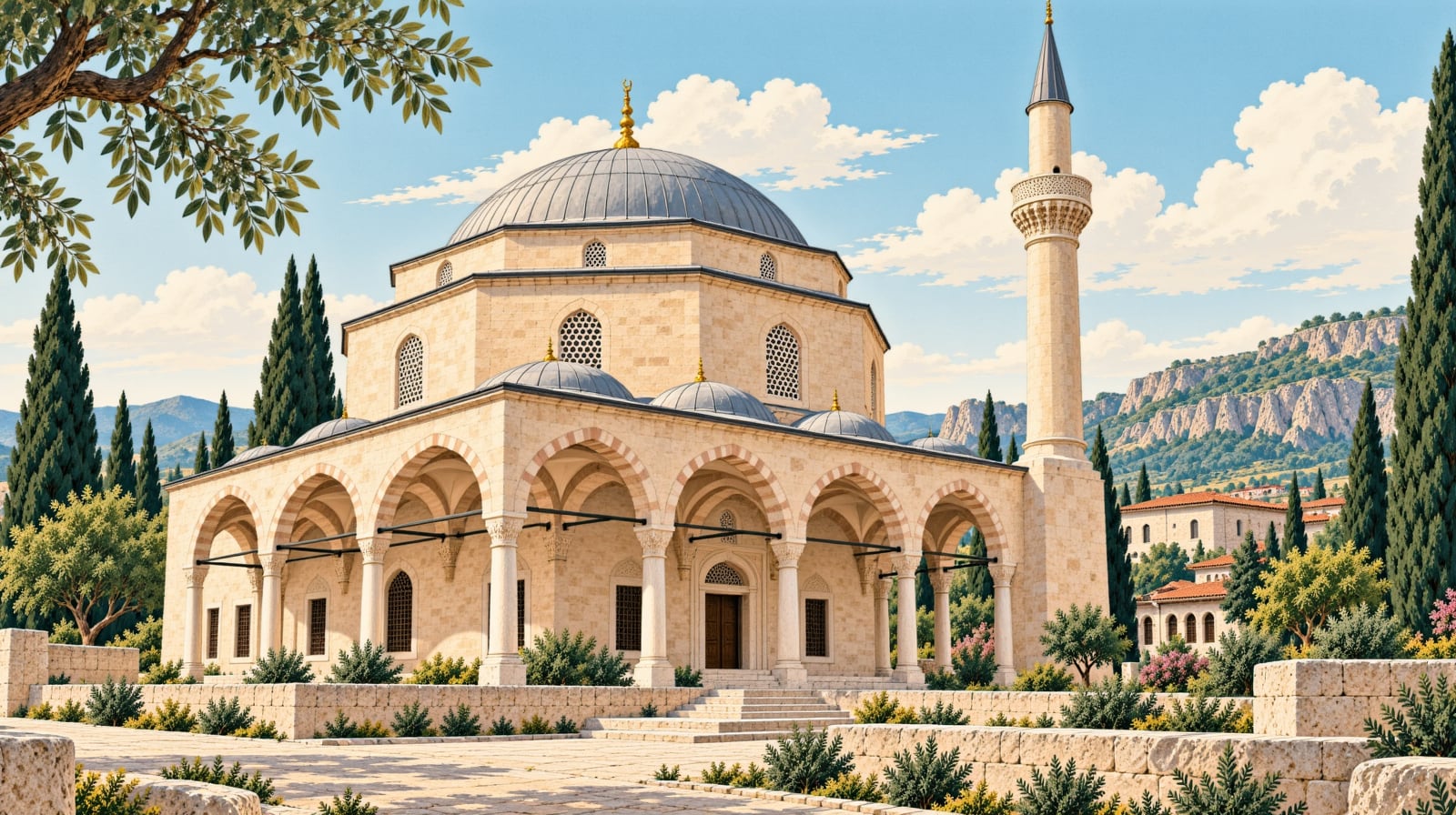 Alaaddin Mosque çizimi, Kırşehir