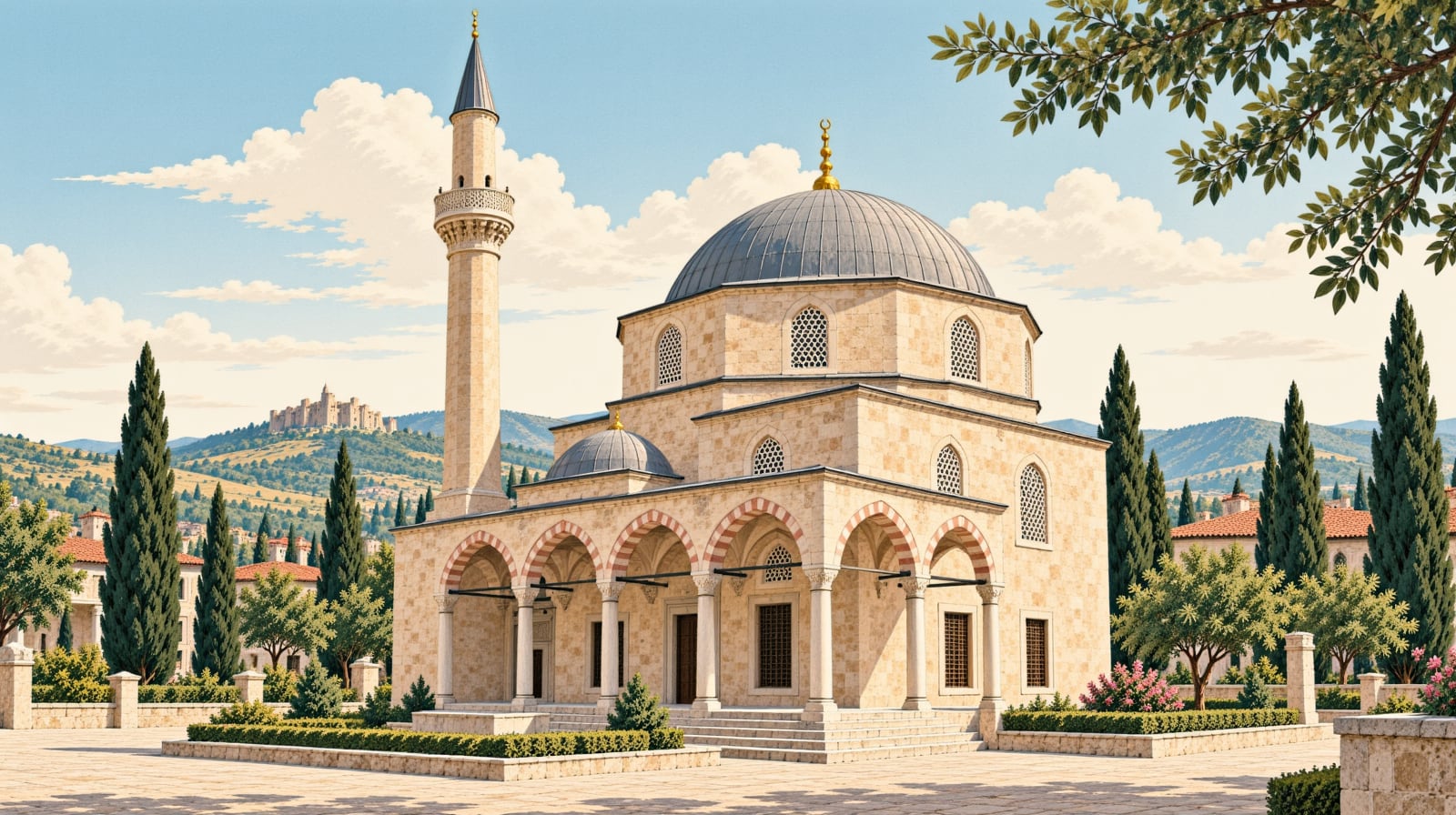 Alaaddin Mosque çizimi, Ankara