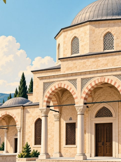 Ilustración: Mezquita Alaaddin, Isparta