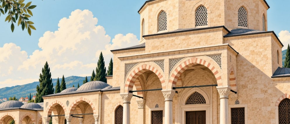 Alaaddin Mosque çizimi, Isparta