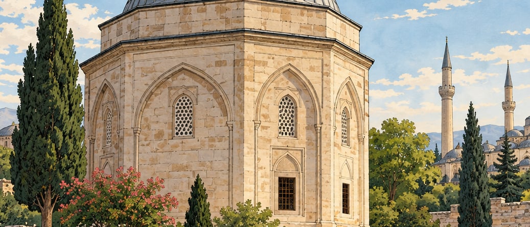 Alâaddin Tomb Tower çizimi, Konya