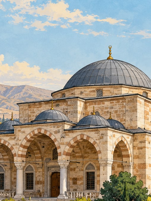 Ilustración: Mezquita Alacahan, Sivas