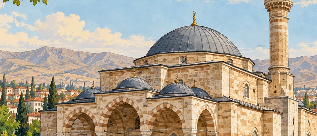 Alacahan Mosque çizimi, Sivas