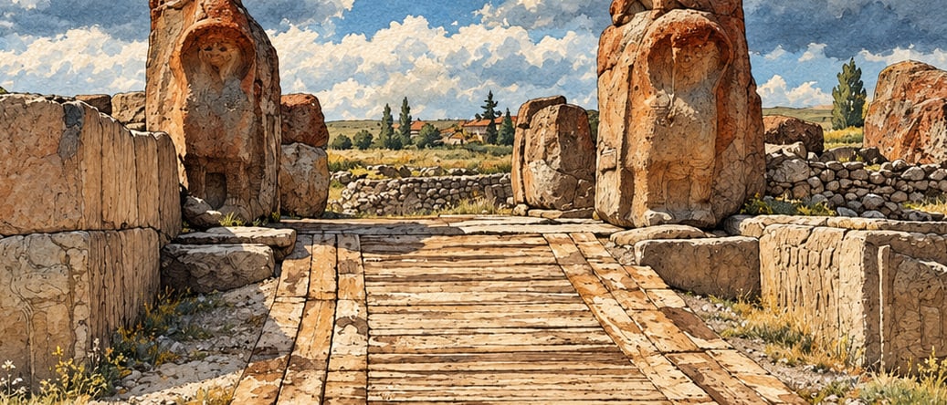 Alacahöyük Museum çizimi, Çorum