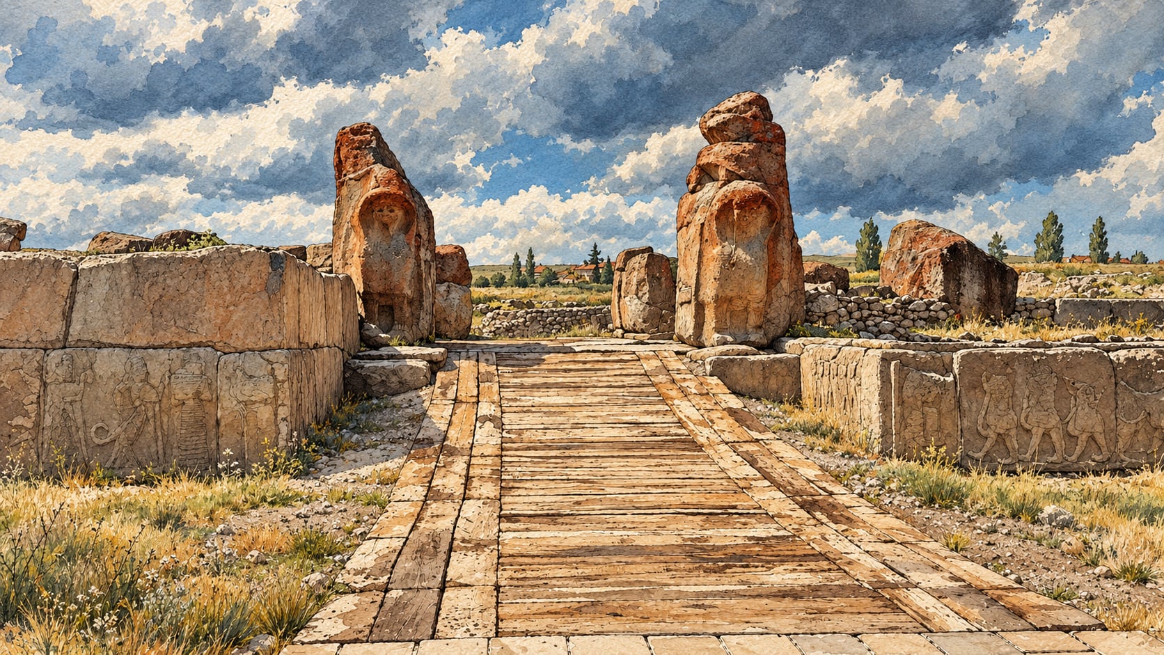 Alacahöyük Museum çizimi, Çorum