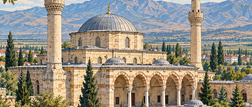 Alaeddin Bey Mosque / Paşa Mosque çizimi, Muş