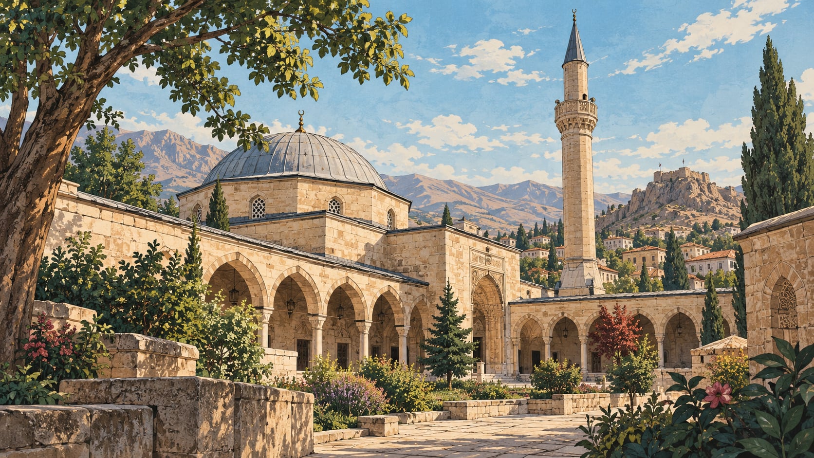 Alaeddin Mosque çizimi, Niğde