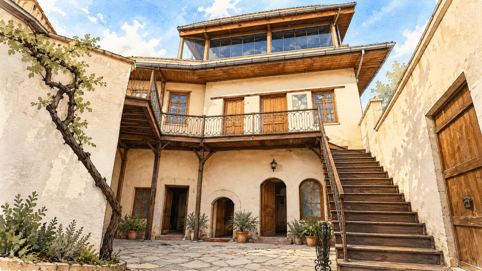 Ali İhsan Göğüş Museum and Gaziantep Research Centre çizimi, Gaziantep