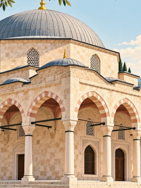 Ilustración: Mezquita Ali Nacar, Gaziantep