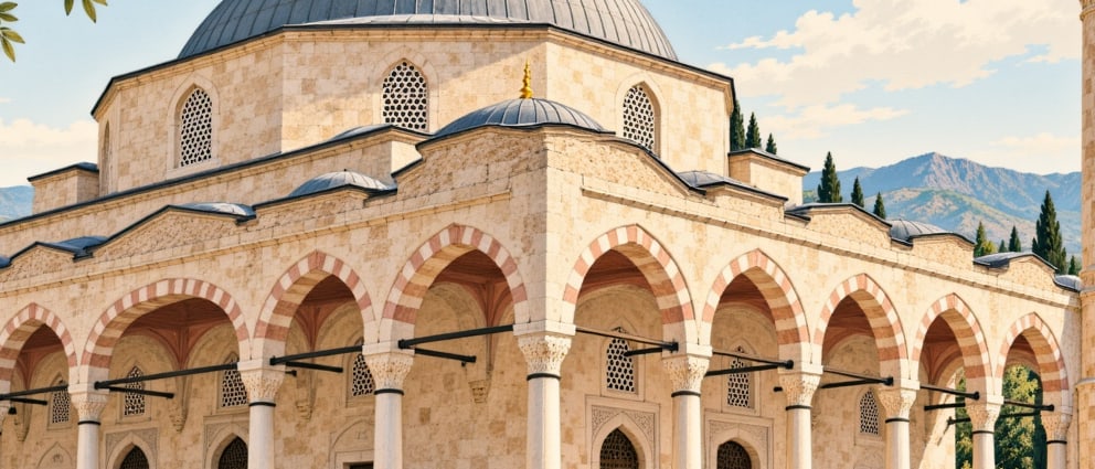 Ali Nacar Mosque çizimi, Gaziantep