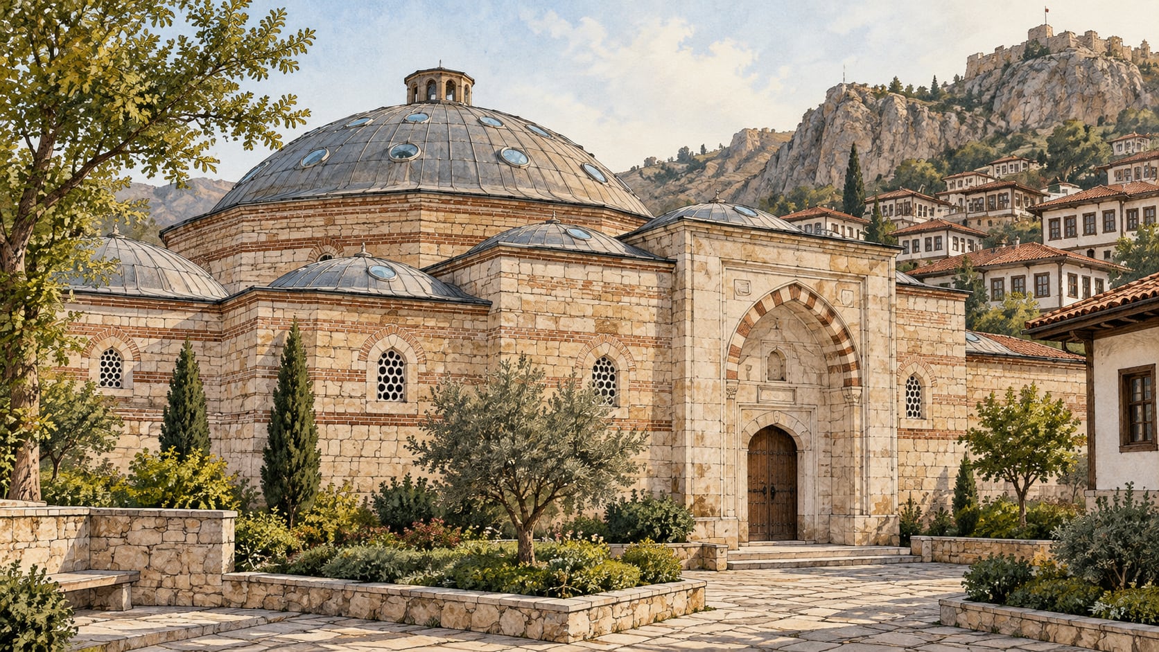 Ali Paşa Bath çizimi, Tokat