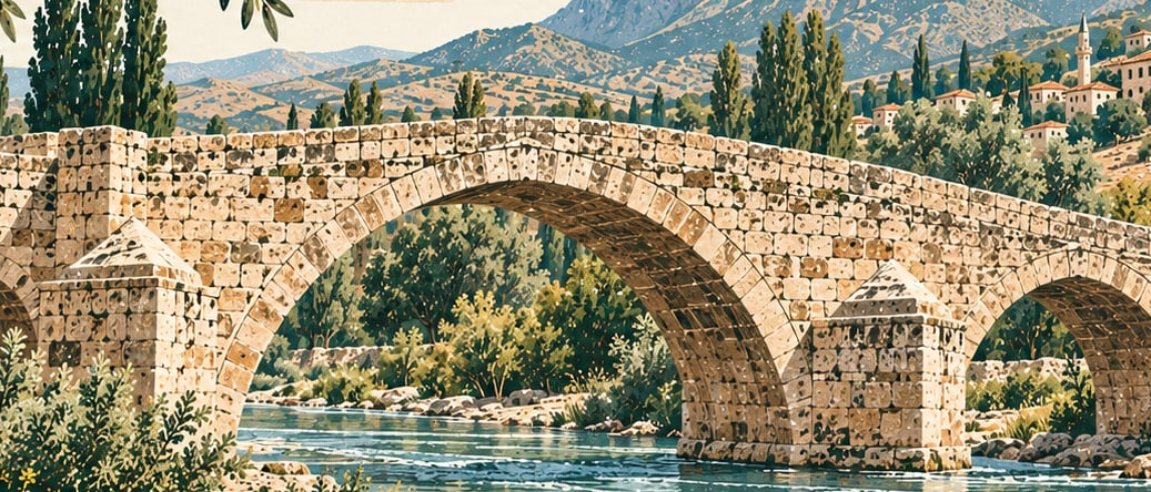Aliköçek (Elli Küçe) Çayı Köprüsü çizimi, Iğdır