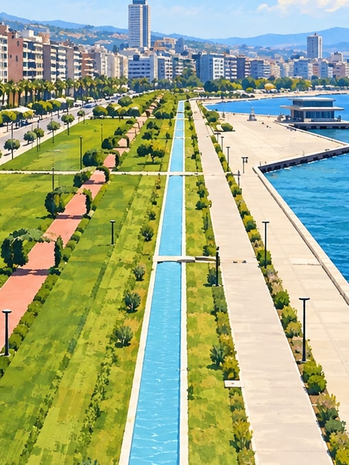 Ilustración: Alsancak Kordonboyu, İzmir