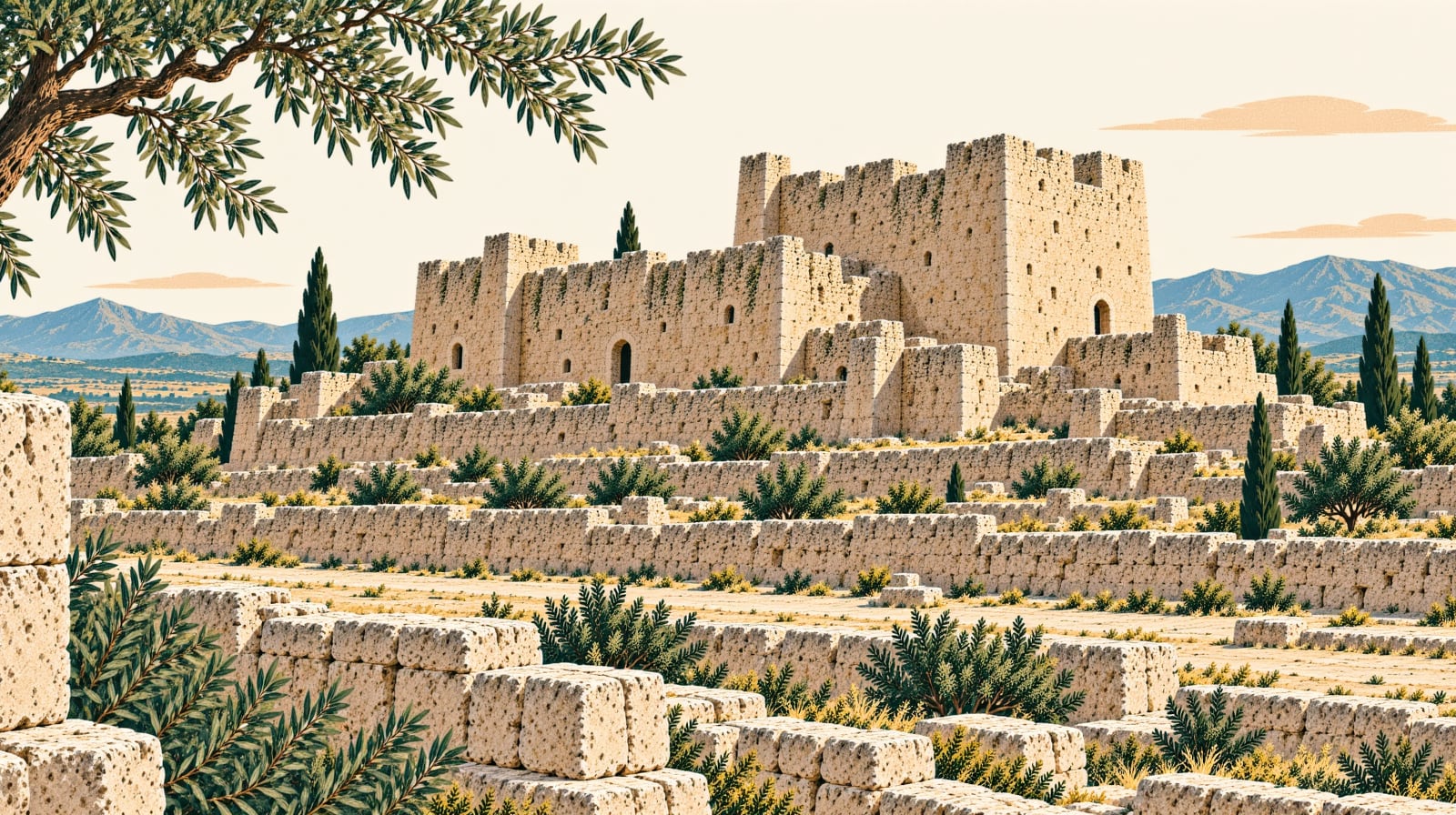 Altaş (Ur) Castle çizimi, Ardahan
