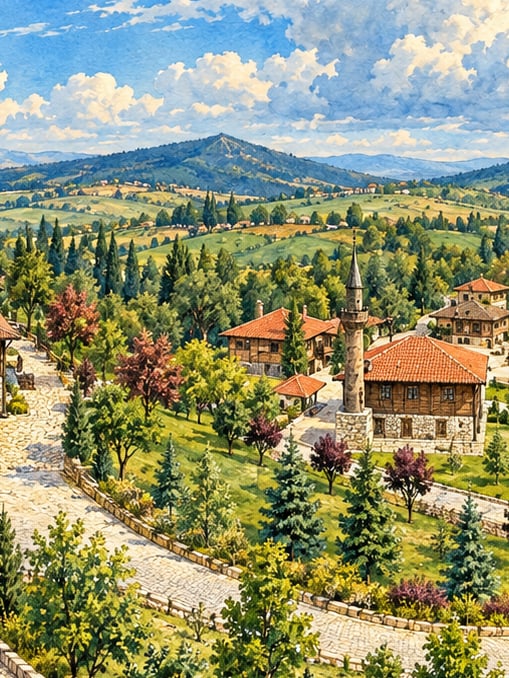 Ilustración: Museo al Aire Libre de Altınköy, Ankara