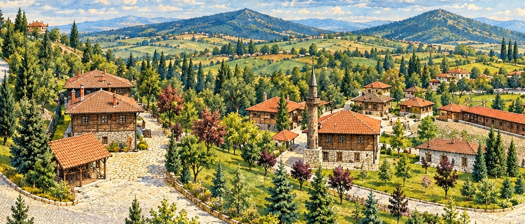 Altınköy Açıkhava Museum çizimi, Ankara
