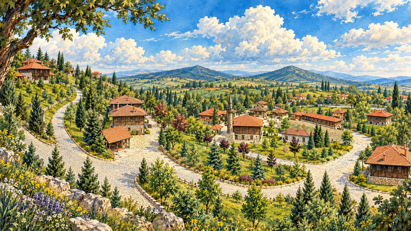 Altınköy Açıkhava Museum çizimi, Ankara