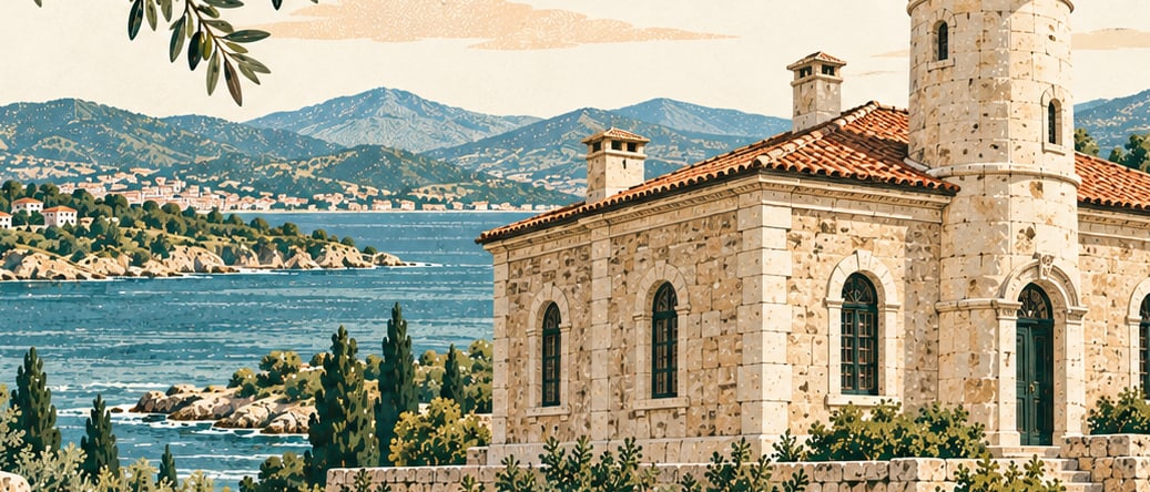Altınova Dilburnu Deniz Feneri Müzesi çizimi, Yalova
