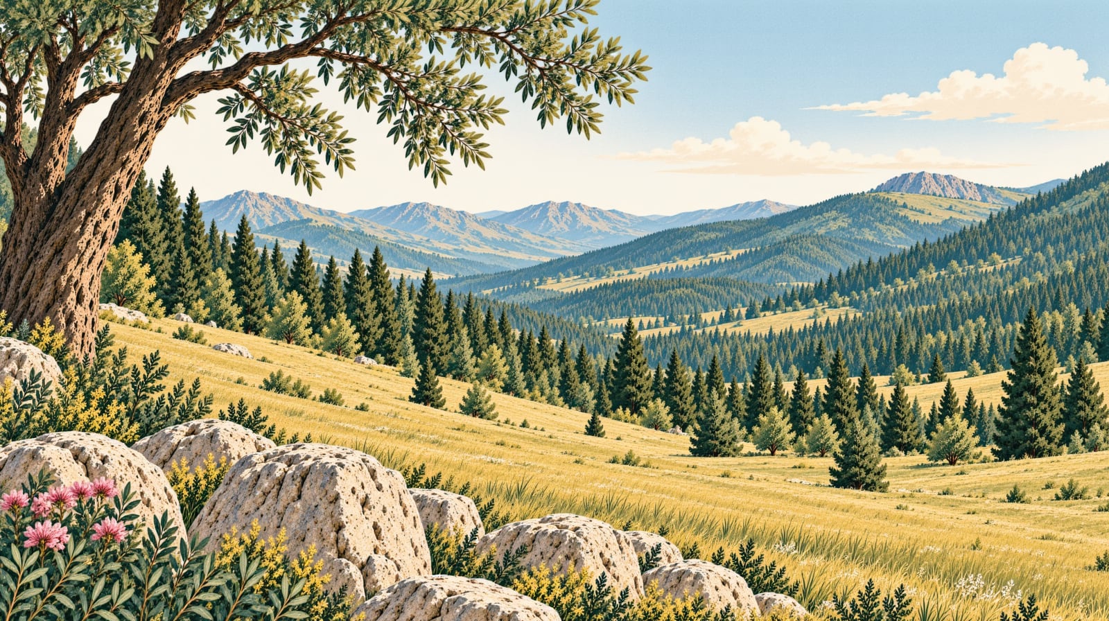 Altıntaşlar (Kalis) Plateau çizimi, Gümüşhane