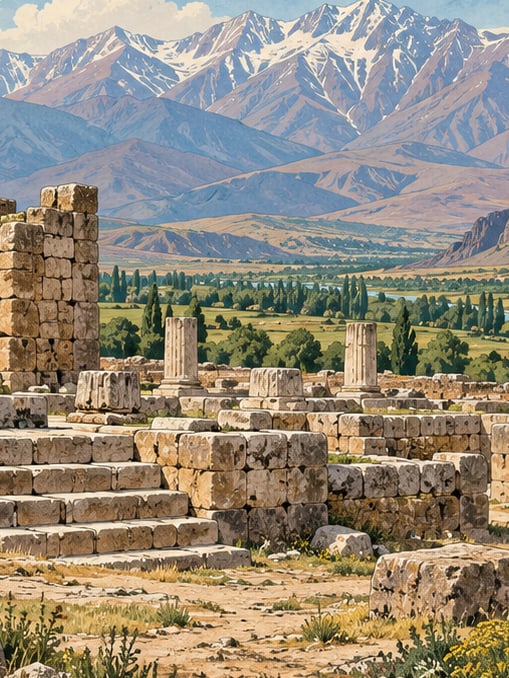 Ilustración: Yacimiento arqueológico de Altıntepe, Erzincan