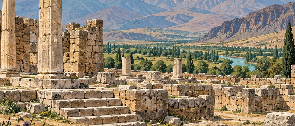Altıntepe Archaeological Site çizimi, Erzincan