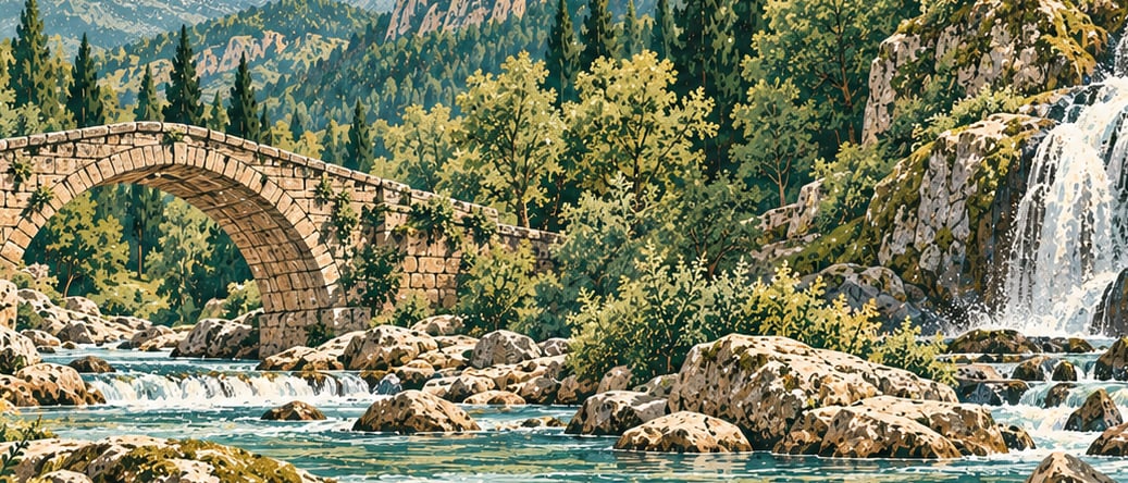 Altıparmak Nature Park çizimi, Artvin