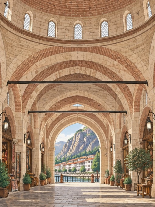 Ilustración: Bedesten de Amasya, Amasya