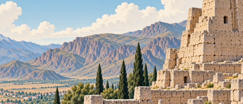Amasya Castle çizimi, Amasya