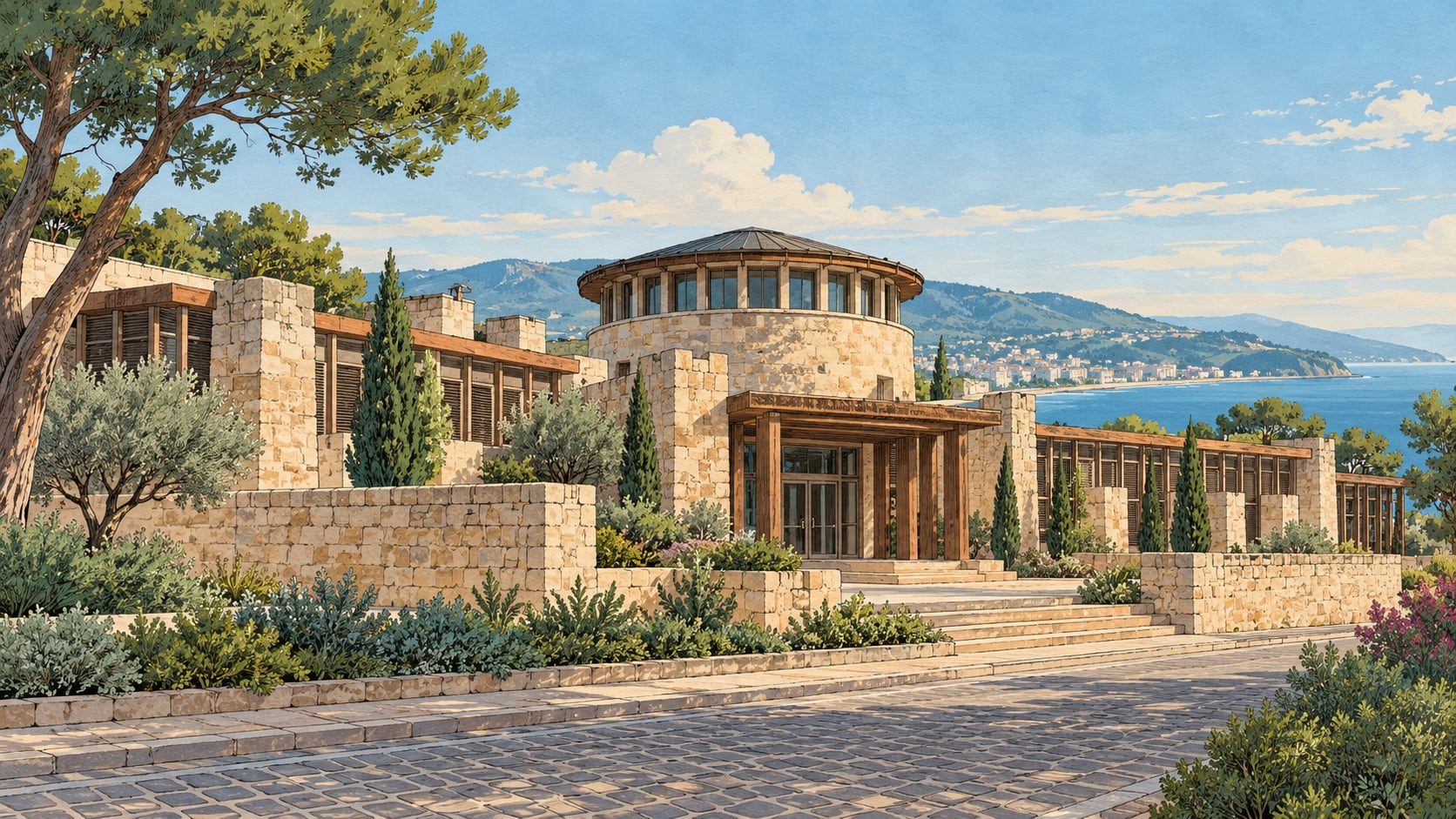 Amazon Village çizimi, Samsun