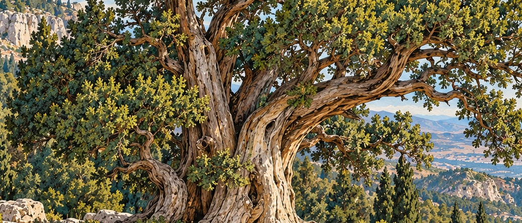 Ana Juniper Natural Monument çizimi, Mersin