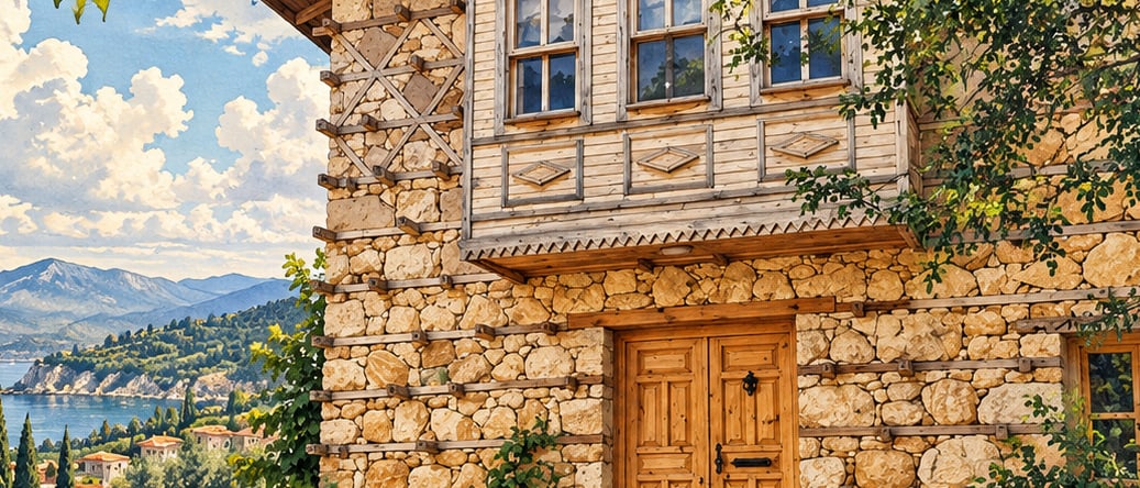 Anatolian Open Air Museum / Living Village çizimi, Ankara