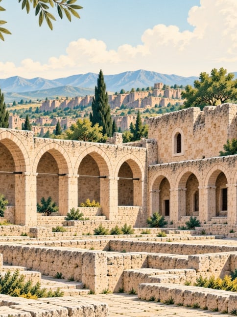 Ilustración: Caravasar de Anatolia, Gaziantep